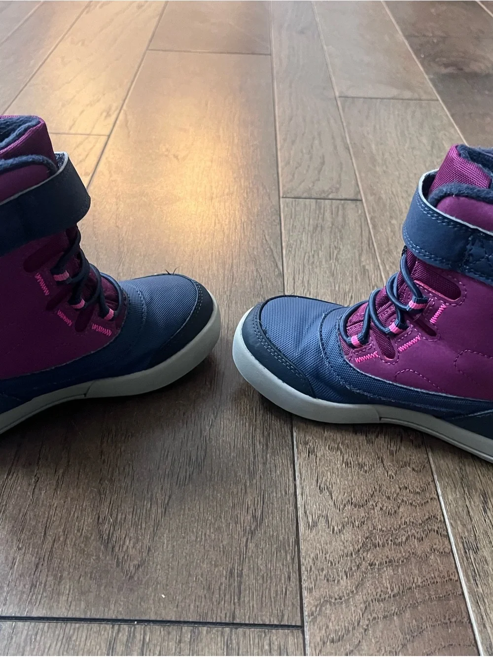Merrell Kids' Winter Snow Boots in Purple/Burgundy and Navy - size 11